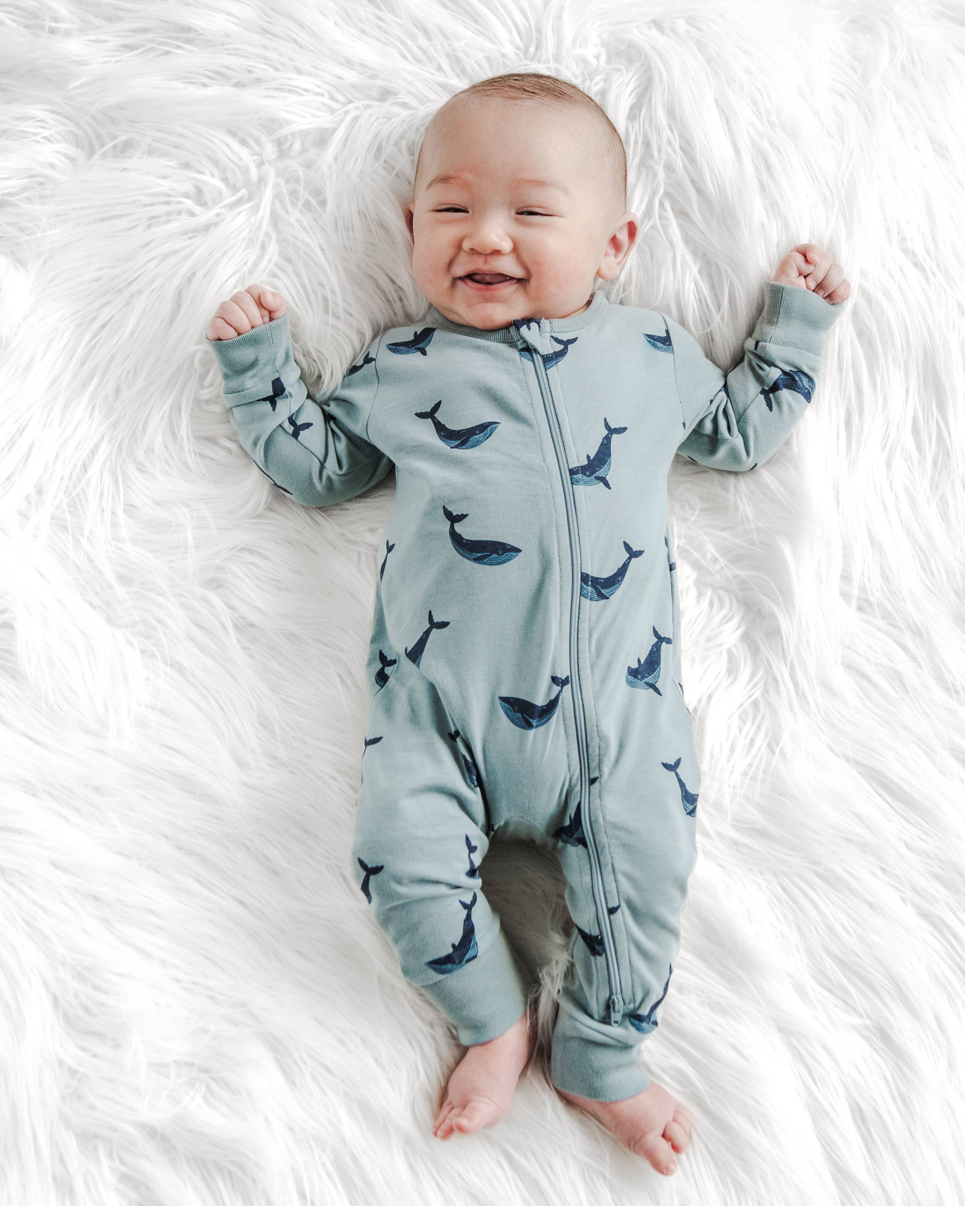 Blue Whale Zip Romper - Image 4
